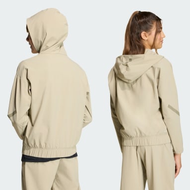 Z.N.E. Woven Travel Cover Up Track Top
