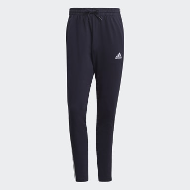 Essentials Single Jersey Tapered Open Hem 3-Stripes Broek