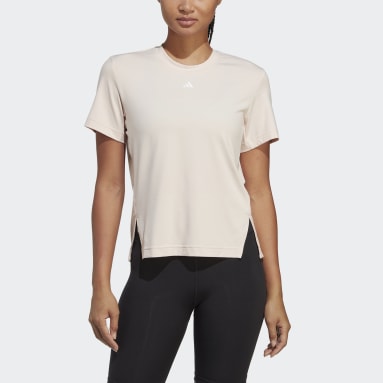 Women Gym & Training Pink Versatile Tee