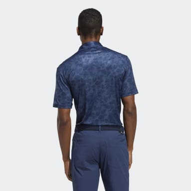 Prisma-Print Poloskjorte Blå