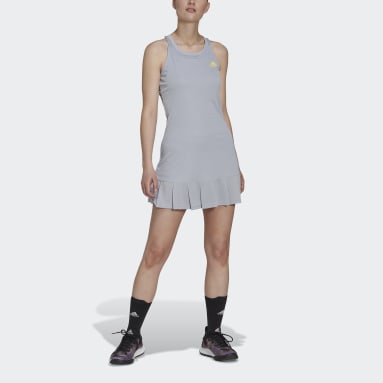 Women Tennis Grey Club Tennis Dress