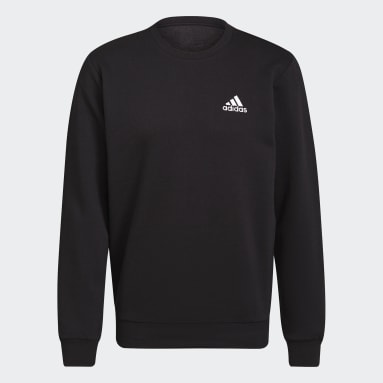 Men Sportswear Black Essentials Fleece Sweatshirt