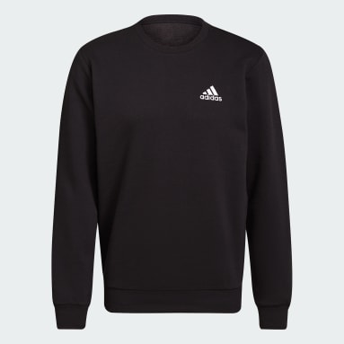 남성 sportswear Black 에센셜 플리스 스웨트셔츠