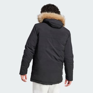 Parka con capucha Fur Negro Hombre Sportswear