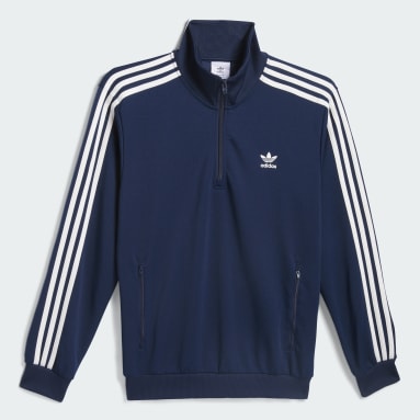 Muži Originals modrá Tepláková bunda Pop Beckenbauer