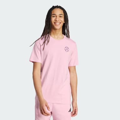 ☆adidas☆ Tiro Crop Tee W Pink adidas Eco Pink Tiro Cropped Jersey | PacSun
