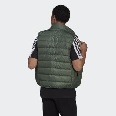 Men Outdoor Green Essentials Light Down Vest