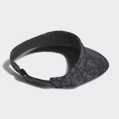 Women Golf Black Wide-Brim Tour Visor