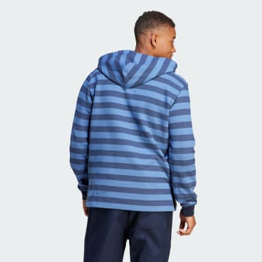 KNITTED HOODIE Azul Hombre Originals
