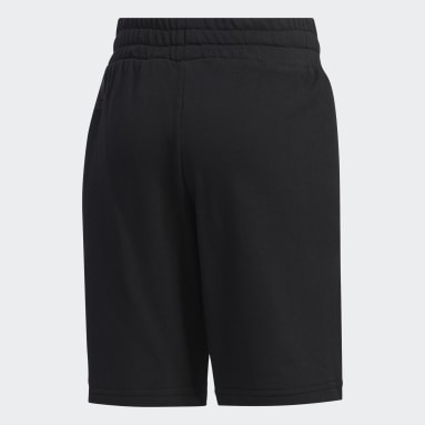 Girls Training Black Knit Shorts