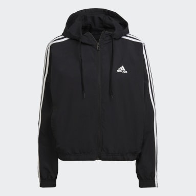 Essentials Repeat Logo Loose Fit Windbreaker
