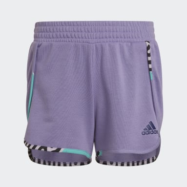 Calções AEROREADY Girls Power Roxo Raparigas Sportswear
