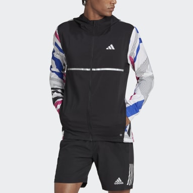 Chamarra Own the Run Seasonal Negro Hombre Running