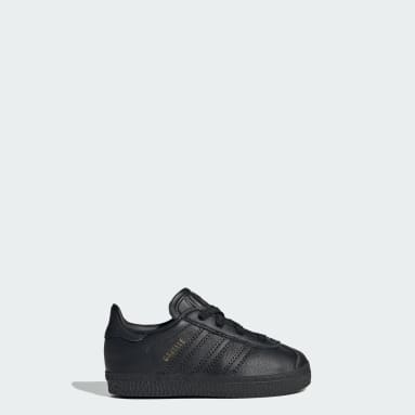 Girls black gazelles clearance