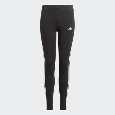 Girls Sportswear Black adidas Essentials 3-Stripes Leggings