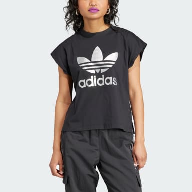Playera Big logo Negro Mujer Originals