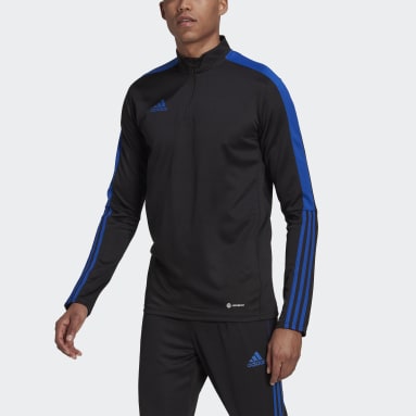 Sudadera entrenamiento Tiro Essentials Negro Hombre Fútbol