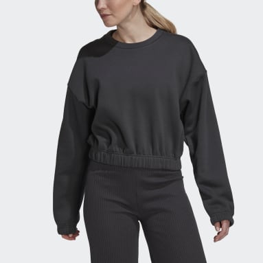 Women's Sportswear Grey Studio Lounge Loose Fit Sweatshirt