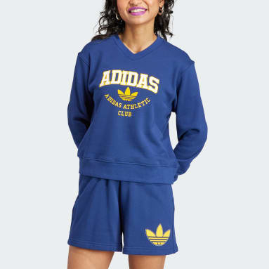 Sweat-shirt graphique College Bleu Femmes Originals