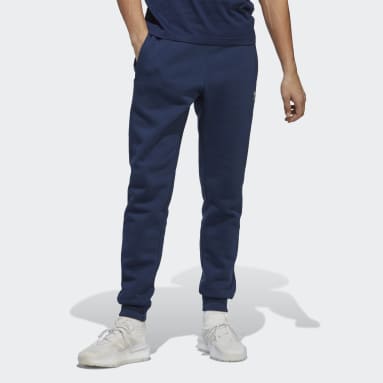 Muži Originals modrá Tepláky Trefoil Essentials