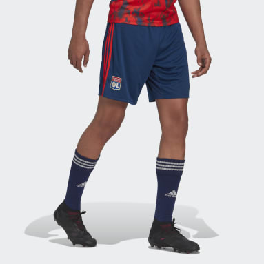 Männer Fußball Olympique Lyon 22/23 Auswärtsshorts Blau