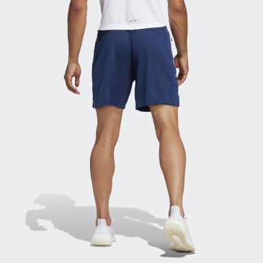 ผู้ชาย เทรนนิง สีน้ำเงิน กางเกงขาสั้น Workout Base