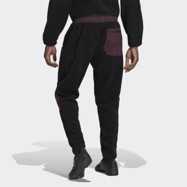 Männer Fußball DFB Lifestyler Fleece Hose Schwarz