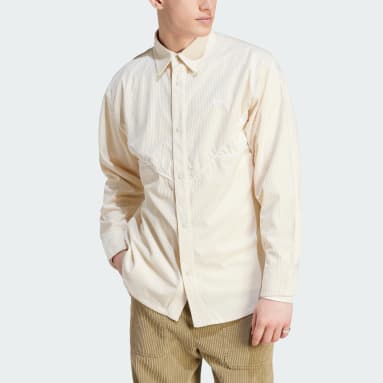 Men Originals Beige Adicolor Seasonal Corduroy Shirt