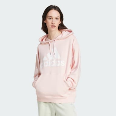Women Pink Hoodies adidas TR