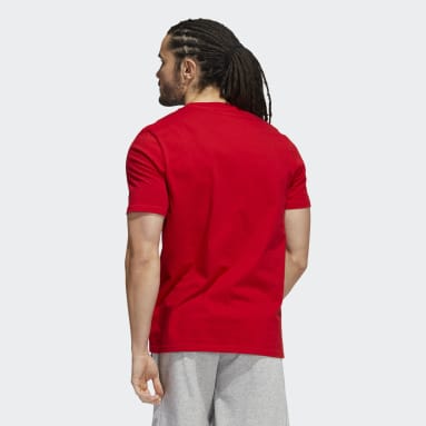 Άνδρες Sportswear Κόκκινο Basics Emblem Graphic Tee