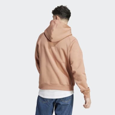 Sweat-shirt à capuche en molleton Lounge Marron Hommes Sportswear