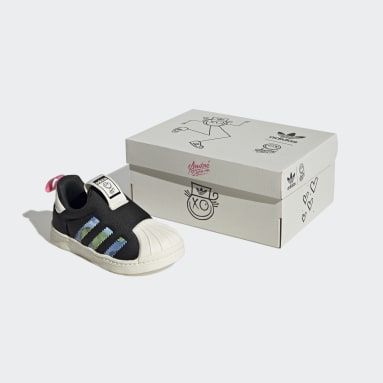 Infants Originals Black Superstar 360 x André Saraiva Shoes