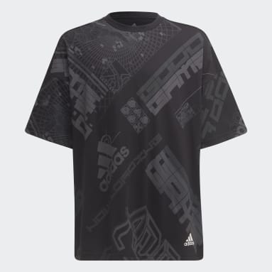 Kids sportswear Black ARKD3 Allover Print Tee