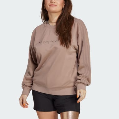 Women Lifestyle Brown 오리지널스 스웨트셔츠