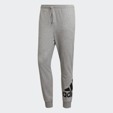 Mens grey outlet adidas joggers