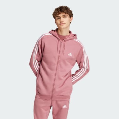 Veste à capuche entièrement zippée molleton 3 bandes Essentials