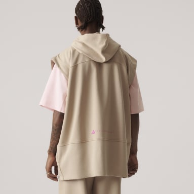adidas_by_stella_mccartney Brown 스텔라 스포츠웨어 슬리브리스 후디