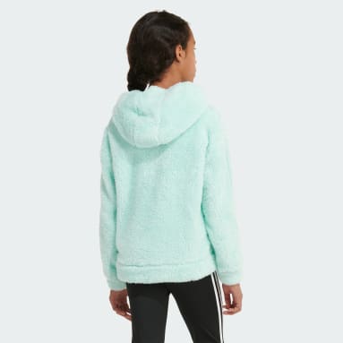 Youth Training Turquoise Cozy Hood Pullover
