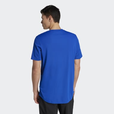 Club 3-Stripes Tennis T-skjorte Blå