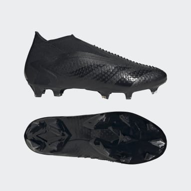 Football Black Predator Accuracy+ Firm Ground Boots