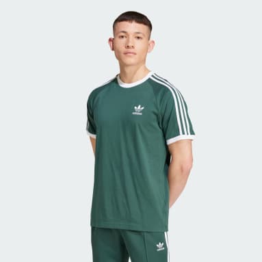Khaki green adidas top shop