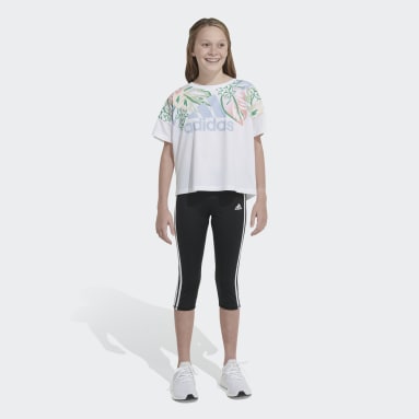 T-shirt ample Box blanc Adolescents 8-16 Years Entraînement