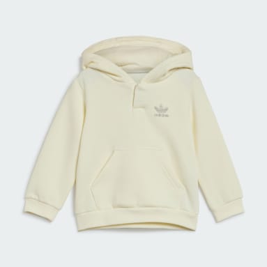Conjunto sudadera con capucha y pantalón Adicolor Beige Niño Originals