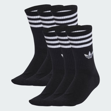 3-Stripes Crew Sokker, 6 par