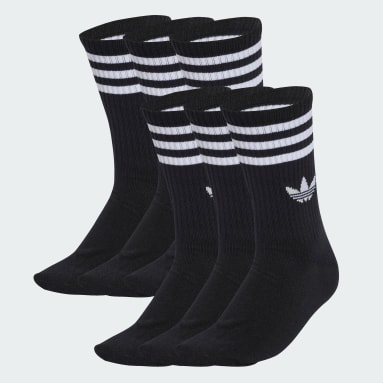 3-Stripes Crew Sokker, 6 par