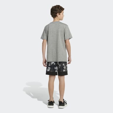 Youth Lifestyle Black Core Camo Allover Print Shorts