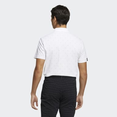 Men Golf White AEROREADY Badge of Sport Monogram Polo Shirt