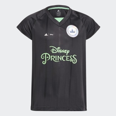 Conjunto de Fútbol Princesas de Disney Negro Niña Sportswear