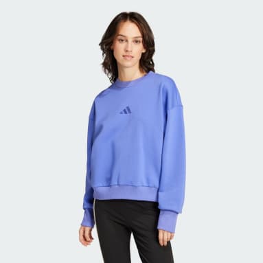 Adidas navy sweatshirt on sale