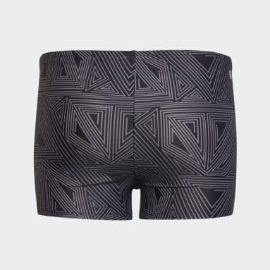 Boys Swimming Black Marvel Black Panther Swim Briefs
